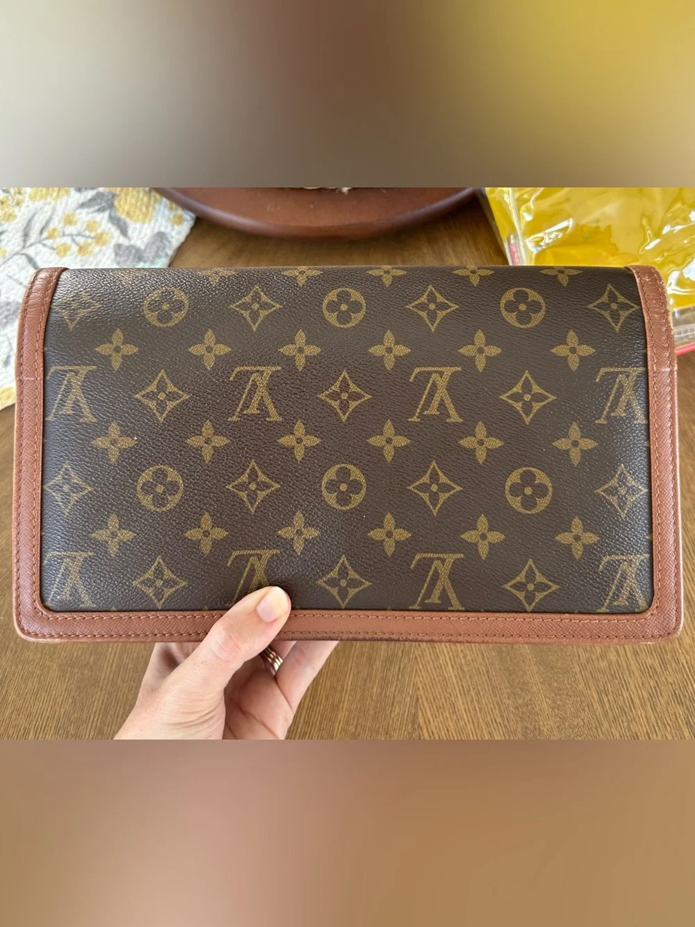 Vintage Louis Vuitton Clutch - Monogram Pochette Dame GM Clutch Bag - Dec 1992